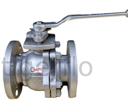 ANSI 150LB FLANGE BALL VALVE-PTFE SEAT, SS BALL